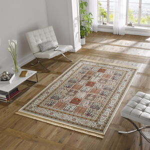 Krémový koberec z viskózy Mint Rugs Precious, 70 x 140 cm
