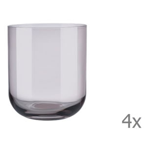 Sada 4 fialových sklenic na vodu Blomus Mira, 350 ml
