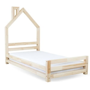 Dětská postel z lakovaného smrkového dřeva Benlemi Wally, 120 x 200 cm