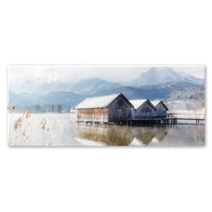 Obraz Styler Glasspik Pastel Lake, 50 x 125 cm