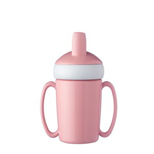 Růžová dětská lahev na vodu Rosti Mepal Trainer Mug, 200 ml