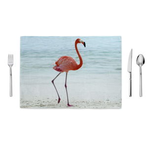Prostírání Home de Bleu Beach Flamingo, 35 x 49 cm