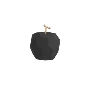 Matně černá betonová soška PT LIVING Origami Apple