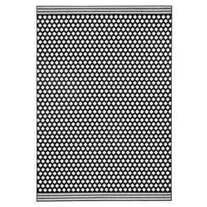 Černo-bílý koberec Zala Living Spot, 70 x 140 cm