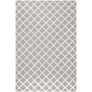 Světle šedý vlněný koberec Safavieh Sophie, 182 x 274 cm