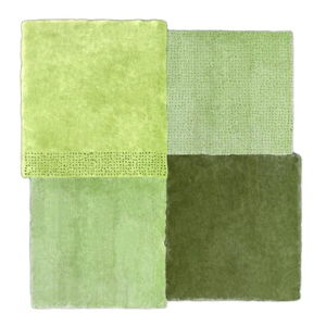 Zelený koberec EMKO Over Square, 200 x 207 cm
