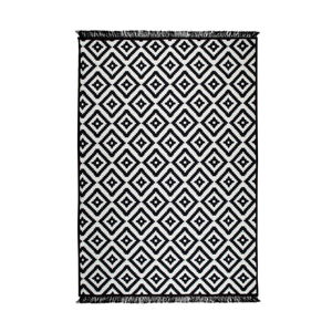 Černo-bílý oboustranný koberec Helen, 140 x 215 cm