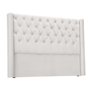 Čelo postele v stříbrné barvě Windsor & Co Sofas Queen, 176 x 120 cm