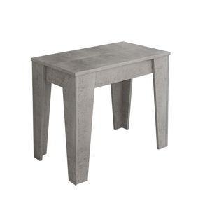 Šedý dřevěný stůl s 6 přídavnými prodlouženími Tomasucci Charlie, 75 x 90 x 50 cm
