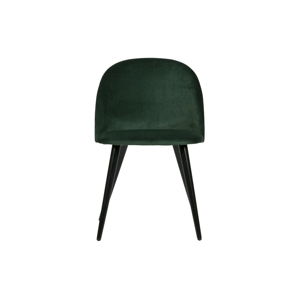 Sada 2 tmavě zelených jídelních židlí WOOOD Fay