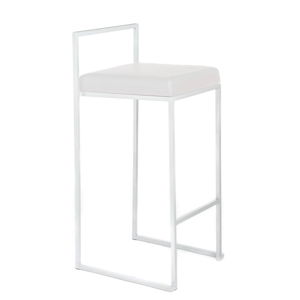 Bílé barové židle v sadě 2 ks 88 cm Dodo – Tomasucci