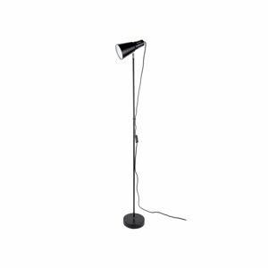 Černá stojací lampa Leitmotiv Mini Cone, výška 147,5 cm