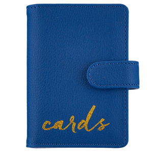 Modrá peněženka na doklady Busy B
