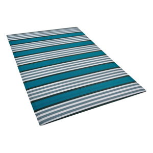 Modro-šedý venkovní koberec Monobeli Duro, 120 x 180 cm