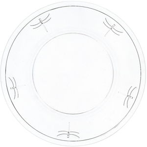 Skleněný talíř La Rochére Libellules, ⌀ 32 cm
