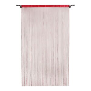 Červený závěs do dveří 100x200 cm String – Mendola Fabrics