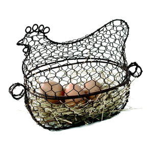 Kovový košík na vejce Antic Line Hen