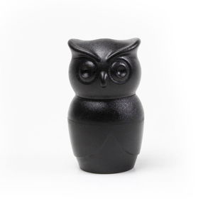 Černý mlýnek na pepř Qualy&CO Owl