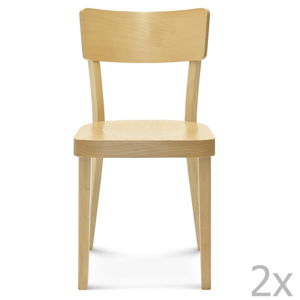 Sada 2 dřevěných židlí Fameg Lone