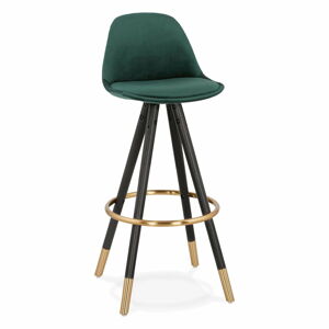 Tmavě zelená barová židle Kokoon Carry, výška sedáku 75 cm