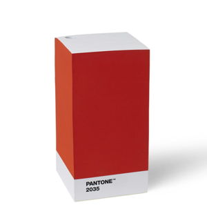 Červený stojan na tužku / poznámkový blok LEGO® Pantone