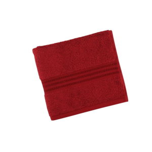 Červený bavlněný ručník Rainbow Red, 30 x 50 cm