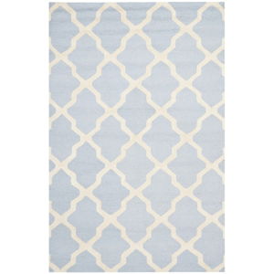 Vlněný koberec Ava Baby Blue, 182x274 cm