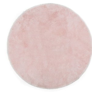 Růžová předložka do koupelny Confetti Miami, ⌀ 100 cm