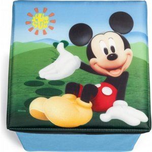 Forclaire Dětský taburet s úložným prostorem Mickey
