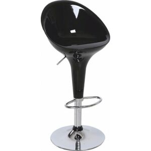 Tempo Kondela Barová židle ALBA NOVA - chrom / černá