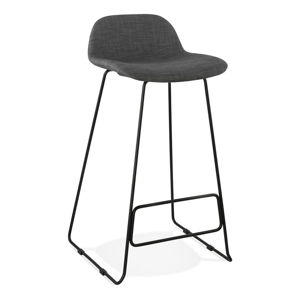 Tmavě šedá barová stolička Kokoon Vancouver, výška sedu 76 cm
