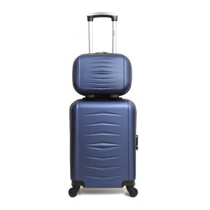 Sada 2 tmavě modrých cestovních kufrů na kolečkách Infinitif Oviedo