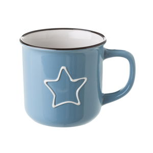 Modrý keramický hrnek Unimasa Star, 325 ml