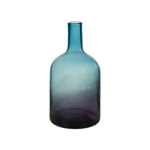 Modrá křišťálová dekorativní váza Santiago Pons Ryde, výška 35 cm