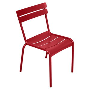 Červená zahradní židle Fermob Luxembourg