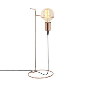 Kovová stolní lampa v měděné barvě Opviq lights Ersi