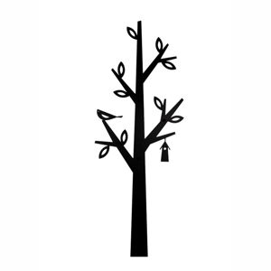 Černý kovový věšák Nørdifra Tree