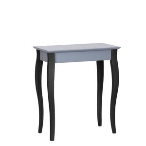 Tmavě šedý konzolový stolek s černými nohami Ragaba Lilo, šířka 65 cm