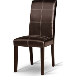 Tempo Kondela Jídelní židle RORY - tmavě hnědá + kupón KONDELA10 na okamžitou slevu 10% (kupón uplatníte v košíku)