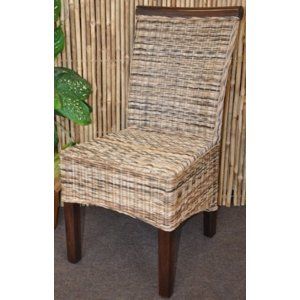 Axin Trading Jídelní židle Larissa wicker mix - dřevo hnědé