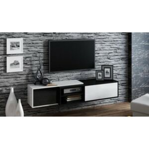 Cama Televizní stolek Sigma 1B - černá+bílá/bílá+černá