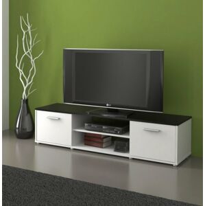 Tempo Kondela TV stolek ZUNO 01 - černá/bílá + kupón KONDELA10 na okamžitou slevu 3% (kupón uplatníte v košíku)