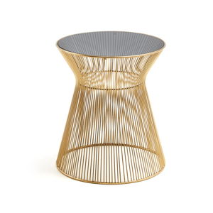 Odkládací stolek ve zlaté barvě La Forma Jolene, výška 40 cm