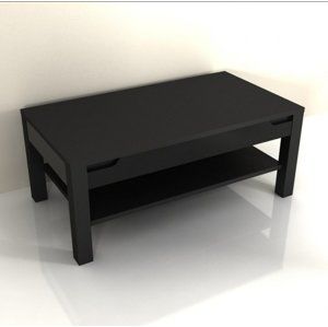 ATAN Konferenční stolek ADONIS AS 96 - černý vysoký lesk - II. jakost