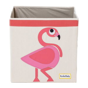 Látkový dětský úložný box Mingo the Flamingo - Rocket Baby