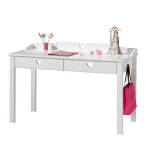 Bílý stůl Vipack Amori, délka 60 cm