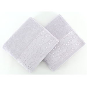 Sada 2 ručníků Tomuruk Lilac, 50 x 90 cm