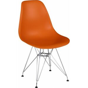 Tempo Kondela Židle ANISA - oranžová + kupón KONDELA10 na okamžitou slevu 3% (kupón uplatníte v košíku)
