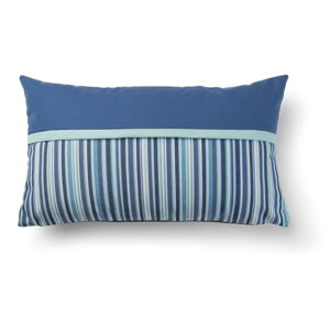 Modrý povlak na polštář La Forma Bleu Stripes, 30 x 50 cm