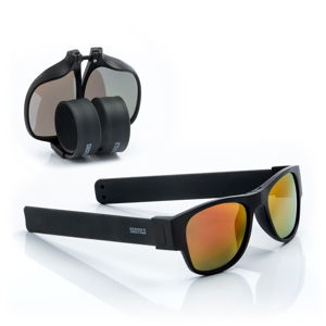Černo-oranžové sluneční srolovatelné brýle InnovaGoods Sunfold ES2